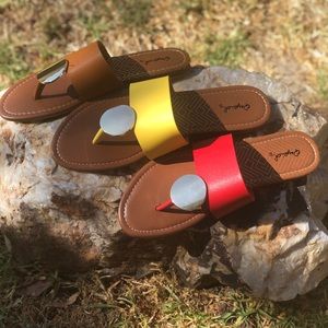 Brown Thong Sandals